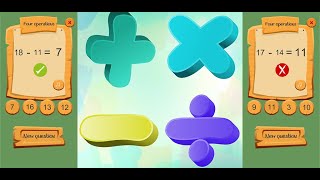 Four Operations Math Education Multiplication Addition Division and Subtraction screenshot 4