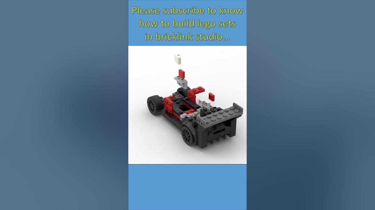 Lego set Speed Champions75872 in Bricklink Studio YouTube