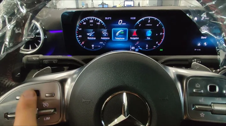 Mercedes-Benz A-Class B-Class W177 W247 workshop menu brake pads replacement