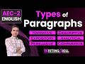 Different Types of Paragraphs | AEC-2 English | Paragraph Writing | Writing Skill | #puchd  #puexams