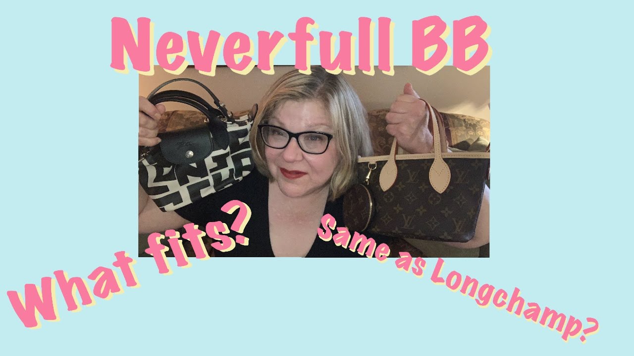 Neverfull BB vs Longchamp Le Pliage! What fits! Plus An Awesome Gift