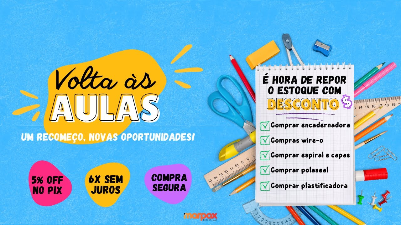 Capa do vídeo Volta às aulas: Um recomeço, novas oportunidades!🧡