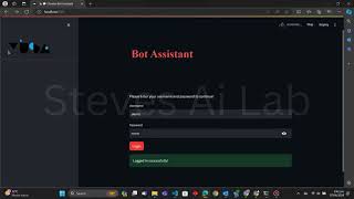 This AI Chatbot Has Its Own Secure Dashboard 🤖🔐 | Full Demo