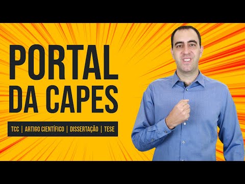 Como pesquisar artigos no Portal da Capes