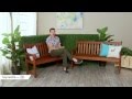Coral Coast Amherst Straight Back Outdoor Wood Garden Bench - Product Review Video Coral Coast Amherst Straight Back Outdoor Wood Garden Bench - Product Review Video