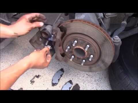 REPLACE  FRONT BRAKE PAD ON NISSAN FRONTIER