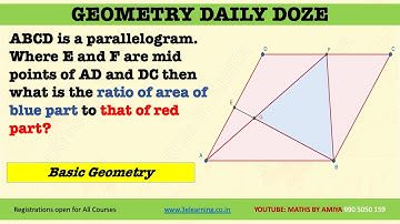 Parallelogram: Mid-Point  : Basic #Geometry