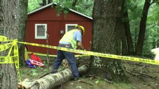 Storm creates damage in Clare County