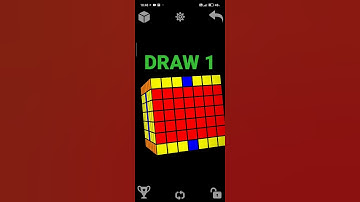 HOW TO WRITE AND DRAW THE NUMBER 1 WITH THE INTELLIGENCE CUBE(7X7)?