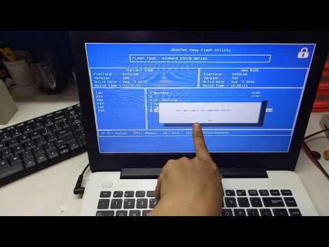 Cara Upgrade BIOS Laptop Asus X455L