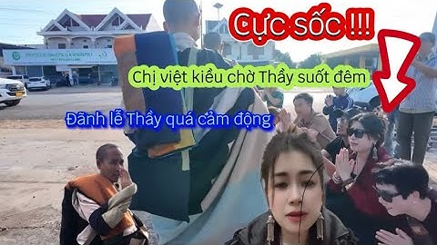 Quá cảm động chị việt kiều lặng lội từ xa đến để đãng lễ Thầy #suminhtue