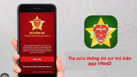 Tra cứu thông tin cư trú trên ứng dụng VNeID