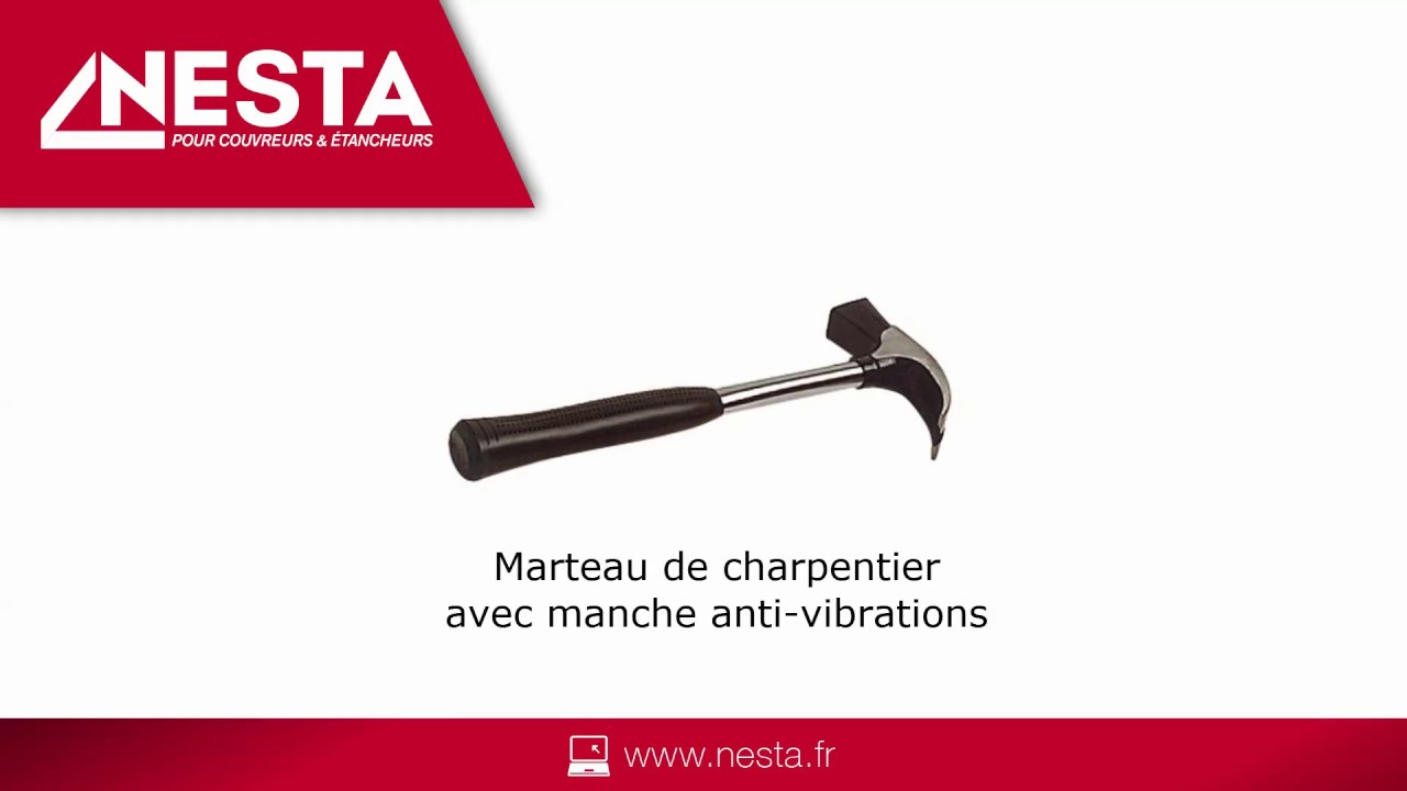 Marteau de charpentier manche tube