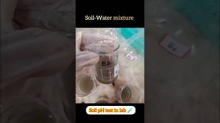 How I Tested Soil pH in the Lab 🧪#soil #testing #experiment #science #shorts