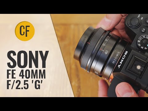 Sony FE 40mm f/2.5 'G' lens review with samples