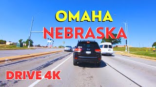 Omaha Drive | Center Street/West Center Road Tour | Omaha, Nebraska- 4K Highway Drive | USA | 2024