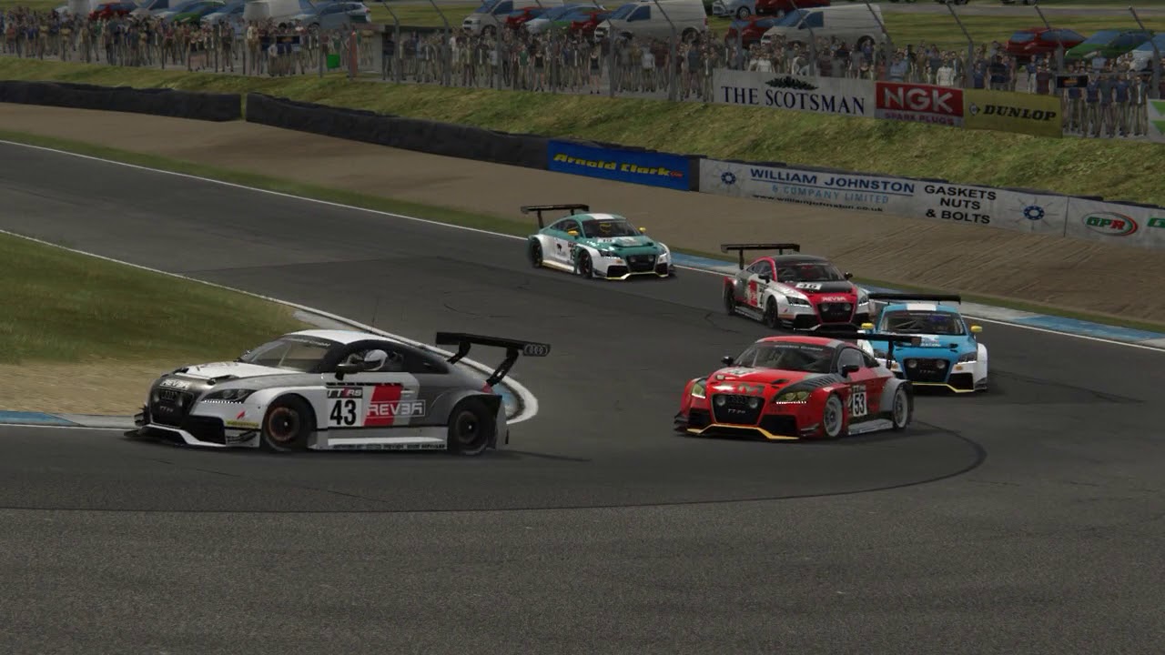 Assetto Corsa Knockhill Broadast Cam - YouTube