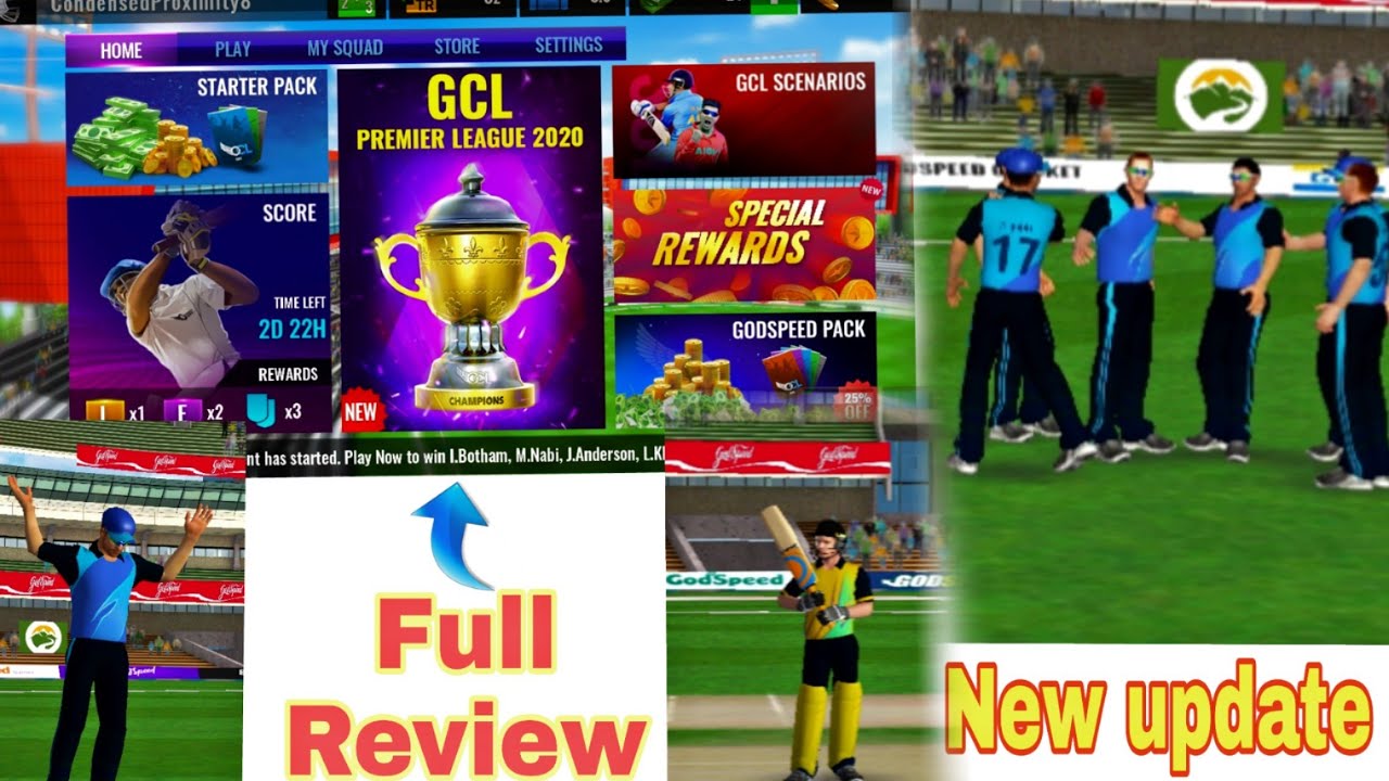 gcl new update full review ( V.3.7.6. ) | gcl cricket game play | gcl new update 2020 | gcl cricket
