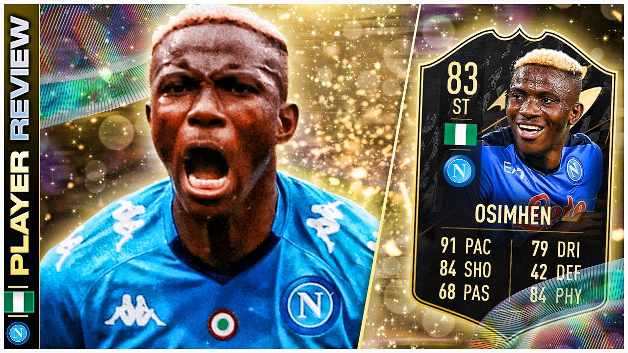 FIFA 22| THE NIGERIAN KING 83 RATED IN FORM VICTOR OSIMHEN PLAYER REVIEW!!