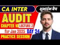 LIVE - CA INTER AUDIT Chapter 10 Lecture 3 | Bank Audit | Day 24 |  Mr. Commerce Wallah |