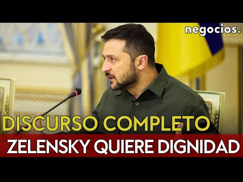 DISCURSO COMPLETO DE ZELENSKY: "Har&eacute; lo que pueda para poner fin a la guerra con dignidad"