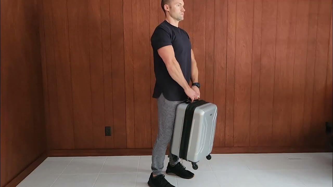 Travel Workout Suitcase Upright Row with Elevator Reps YouTube