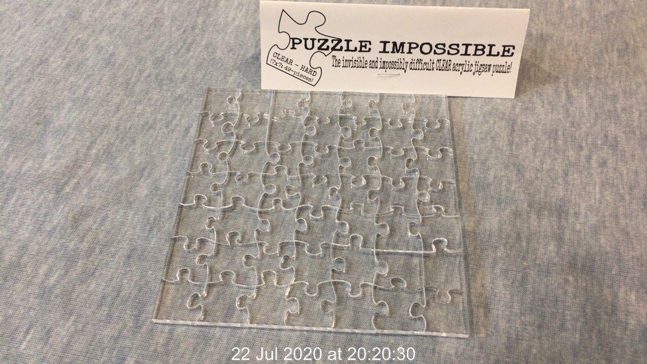 Timelapse Puzzle Impossible : Clear - HARD (7x7 :49 pieces) 
