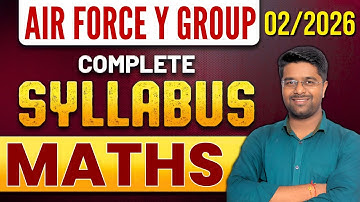 Airforce Y Group Math Syllabus 2026 | Airforce Y Group Syllabus | Airforce Y Group Maths Syllabus