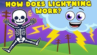 How Does Lightning Strike? | Lightning Explained For Kids | KLT