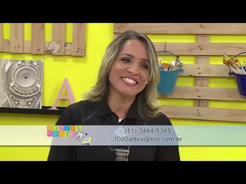 Ateliê na TV - Rede Brasil - 18.02.16 - Márcia Caires e Andreia Bassan