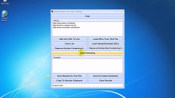 How To Use Extract Domain From URLs Software