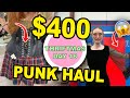 $400 PUNK CLOTHING HAUL |  THRIFT SHOPPING FOR PUNK OUTFITS!!! THRIFTMAS DAY 18