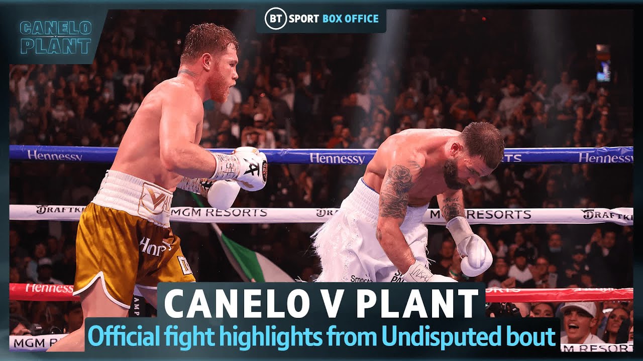 Canelo v Caleb Plant Official Fight Highlights | Sensational 11th Round KO  Ends Undisputed Bout