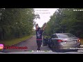 Mazda 6 runs Red Light at high rate of speed Suspect tries to make it home