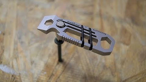 EverRatchet Ratcheting Keychain Multitool