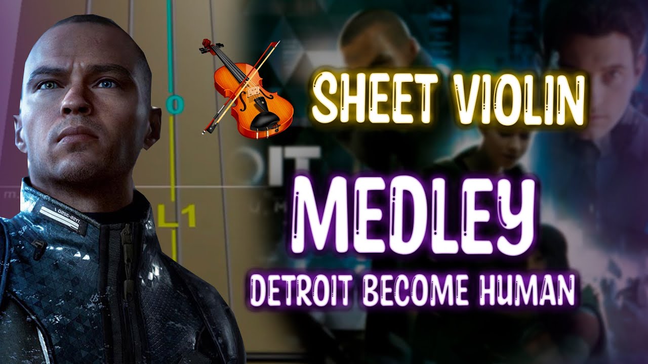 Detroit Human Medley Violín Tutorial / Tab Tutorial / Sheet