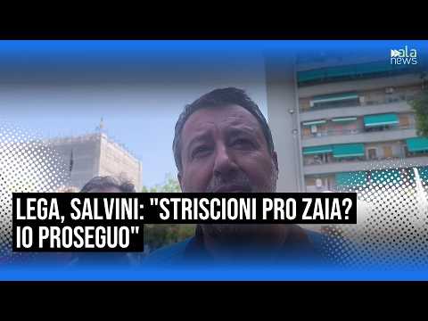 Video Lega, Salvini: Striscioni pro Zaia? Io scelto dai militanti, vado avanti