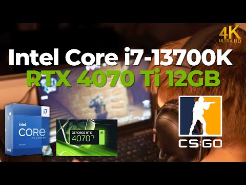Intel Core i7-13700K  NVIDIA RTX 4070 Ti - Counter-Strike: Global Offensive 4K competitive settings