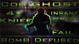 (Best Reaction)Biggest Knife Fail in Cod History 4x miss Bomb gets Defused