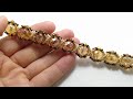 Elegant bracelet making with crystal beads * Модный браслет из кристалла *