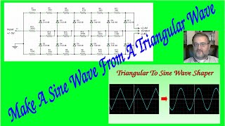 Make A Sine Wave From A Triangular Wave - Triangle To Sine Wave Shaper