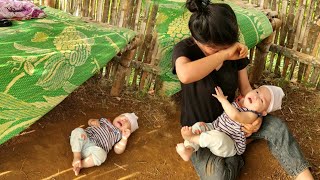 Full 100 days: single mother raising children, living independently in difficult mountainous areas