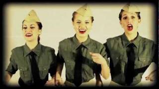 Video thumbnail of "The Andrews Sisters - Boogie Woogie Bugle Boy of Company B - Cover by The Honeybee Trio"