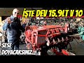 6X6 | Deutz V10 motoru indirdik | V12 turbo mu? Rektifiye mi? Çıkma V10 mu?