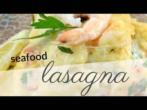 Seafood Lasagna - www.RadaCutlery.com