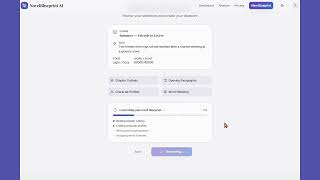 How to Create Your First Novel Blueprint with NovelBlueprint AI (Free Trial) screenshot 2