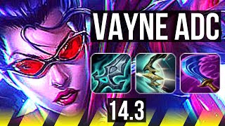 VAYNE & Shaco vs DRAVEN & Janna (ADC) | 600+ games, 12/3/7, Dominating | BR Master | 14.3