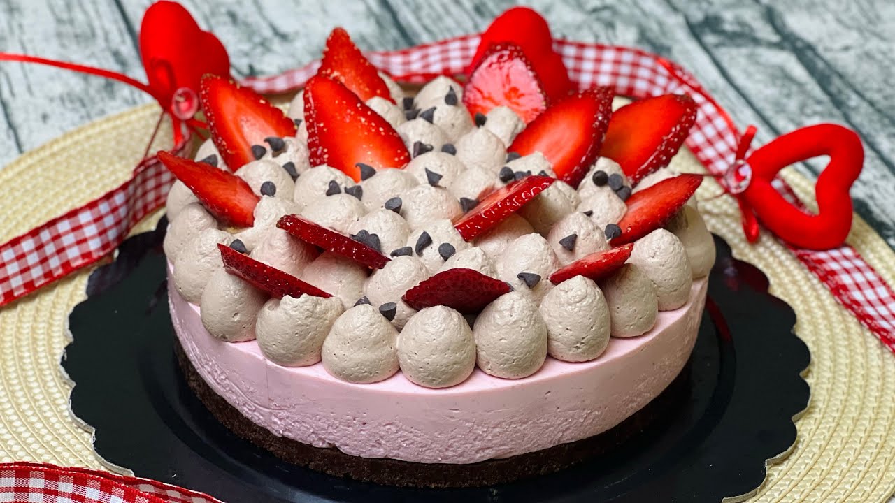 Torta al Cioccolato e Fragole - Ricetta di San Valentino