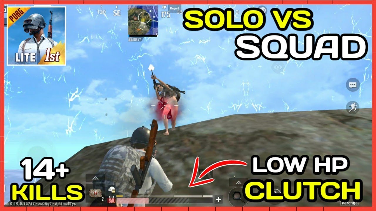 PUBG Mobile Lite Solo Vs Squad Gameplay By GladX Gaming - YouTube