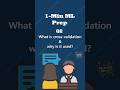1-min ML Prep -Q1 :What is cross-validation & why is it used? #MLInterview #MLPrep
